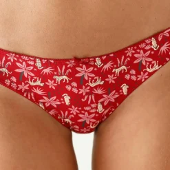 Slip coton imprimé motifs "panthère" assortis – Lot de 4