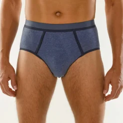 Slip fermé coutures contrastées, taille haute - lot de 4