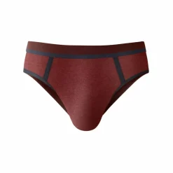 Slip fermé coutures contrastées, taille haute - lot de 4