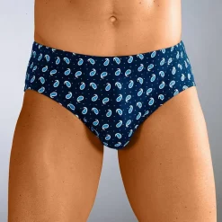 Slip fermé imprimé assorti taille confort - lot de 6