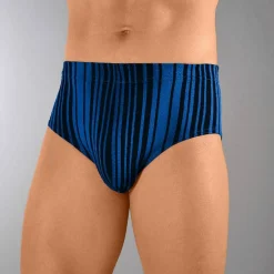 Slip fermé taille haute imprimé - lot de 6