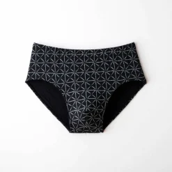 Slip fermé taille haute motifs géométriques - lot de 6