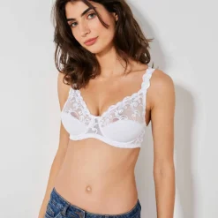 Soutien-gorge brodé microfibre avec armatures Sienne - lot de 2