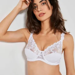 Soutien-gorge brodé microfibre avec armatures Sienne - lot de 2