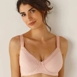 Soutien-gorge coton forme minimiseur avec armatures - lot de 2