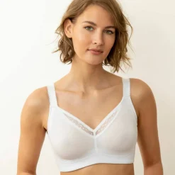 Soutien-gorge coton stretch avec bonnets moulés - sans armatures