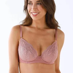Soutien-gorge dentelle forme emboîtante avec armatures Emory lace – Lot de 2