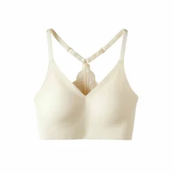 Soutien-gorge forme brassière invisible dos dentelle - sans armatures