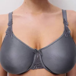Soutien-gorge forme emboîtante maille satinée Hedona- avec armatures