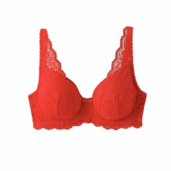 Soutien-gorge forme foulard en dentelle et tulle stretch Guspini - avec armatures