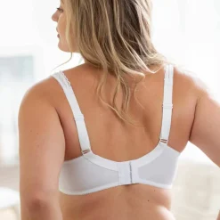 Soutien-gorge forme minimiseur avec armatures en microfibre et tulle brodé - lot de 2