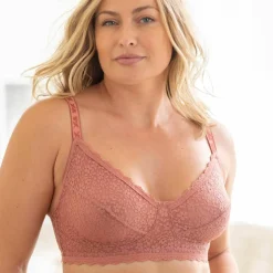 Soutien-gorge forme minimiseur sans armatures tout en dentelle - lot de 2