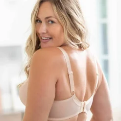 Soutien-gorge forme minimiseur tulle brodé et maille - avec armatures