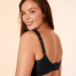 Soutien-gorge grand maintien en maille satinée - sans armatures