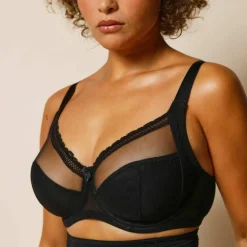 Soutien-gorge grand maintien en maille sculptante - avec armatures