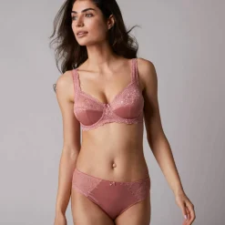 Soutien-gorge maille satinée et dentelle Salford avec armatures - lot de 2