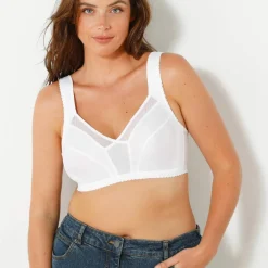 Soutien-gorge minimiseur blanc - sans armatures
