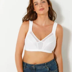 Soutien-gorge minimiseur blanc - sans armatures