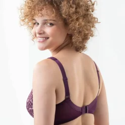 Soutien-gorge minimiseur en dentelle florale - sans armatures