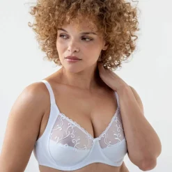Soutien-gorge minimiseur microfibre et tulle brodé avec armatures - lot de 2