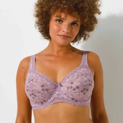 Soutien-gorge tout dentelle grand maintien - avec armatures