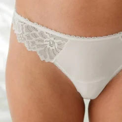 String microfibre et dentelle stretch - lot de 2