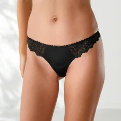 String microfibre et dentelle stretch - lot de 2