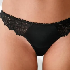String microfibre et dentelle stretch - lot de 2