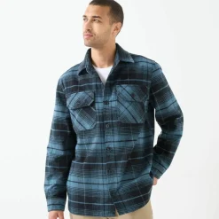 Surchemise boutonnée flanelle carreaux qualité lourde