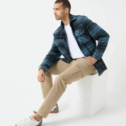 Surchemise boutonnée flanelle carreaux qualité lourde