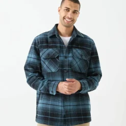 Surchemise boutonnée flanelle carreaux qualité lourde