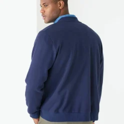 Sweat col bomber entièrement zippé uni