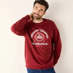 Sweat col rond facile à enfiler zippé côtés