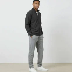 Sweat entièrement zippé uni
