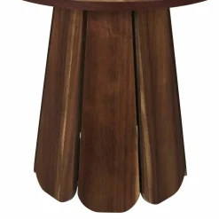 Table d'appoint ronde en bois