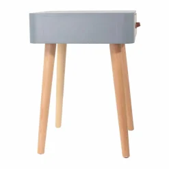 Table de chevet bicolore 1 tiroir