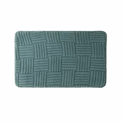 Tapis de bain effet damier