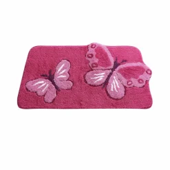 Tapis de bain fantaisie Papillons