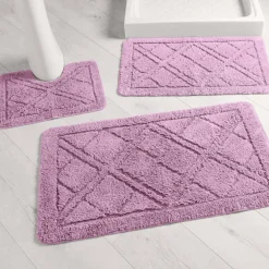 Tapis de bain losanges