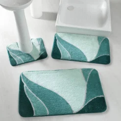 Tapis de bain motif végétal
