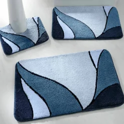 Tapis de bain motif végétal