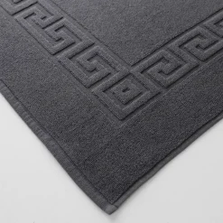 Tapis de bain éponge liteau motif frise grecque