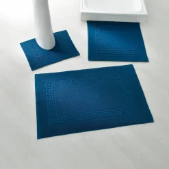 Tapis de bain éponge liteau motif frise grecque