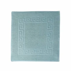 Tapis de bain éponge liteau motif frise grecque