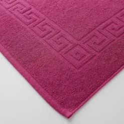 Tapis de bain éponge liteau motif frise grecque