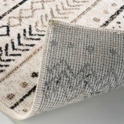 Tapis motif berbère, effet vieilli