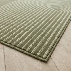 Tapis motif double arche