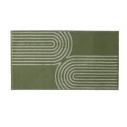 Tapis motif double arche