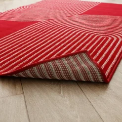 Tapis motif double arche