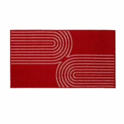 Tapis motif double arche